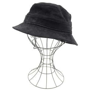 KAIKO カイコ PIG SUEDE BUCKET HAT バケットハット ブラック サイズ:F メンズ IT7N5VYHH2R9