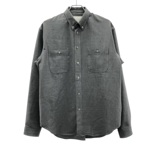 Bagutta バグッタ サイドポケットシャツ ATTILIO_GL グレー 38 IT7Y3TN8...