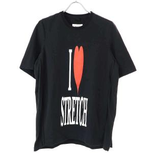 doublet ダブレット 22AW I STRETCH T-SHIRT プリントTシャツ 22AW36CS239 ブラック F IT7ZIKC45HP2｜modescape