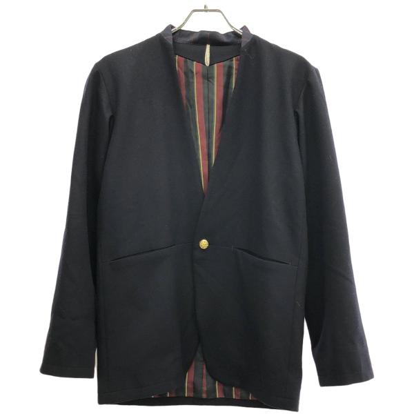 m's braque エムズブラック 22AW no collar S1B jacket ウールフラ...