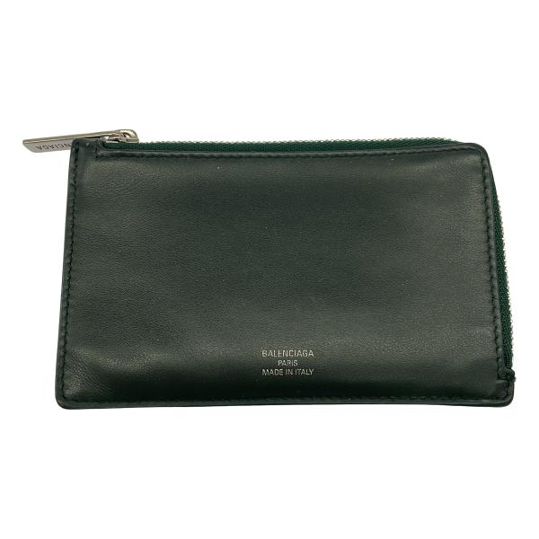 BALENCIAGA バレンシアガ コイン&amp;カードケース  フラグメントケース  グリーン  IT8...