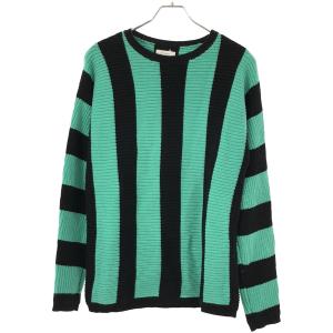 SATURDAYS SURF NYC サタデーズ ニューヨークシティ コットンウールニットセーター  グリーン XS IT8RYDB7X7VV｜modescape