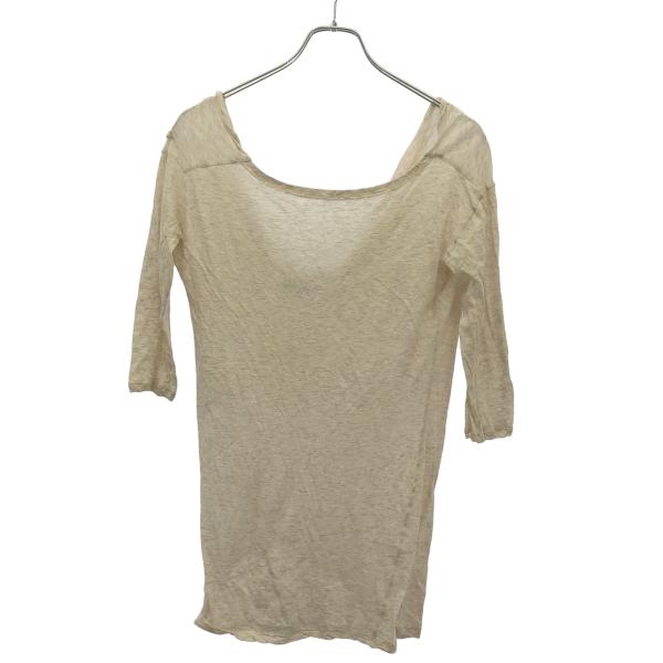 MM6 エムエムシックス 12SS ワイドネックトップス S32NC0200 ベージュ S IT8S...