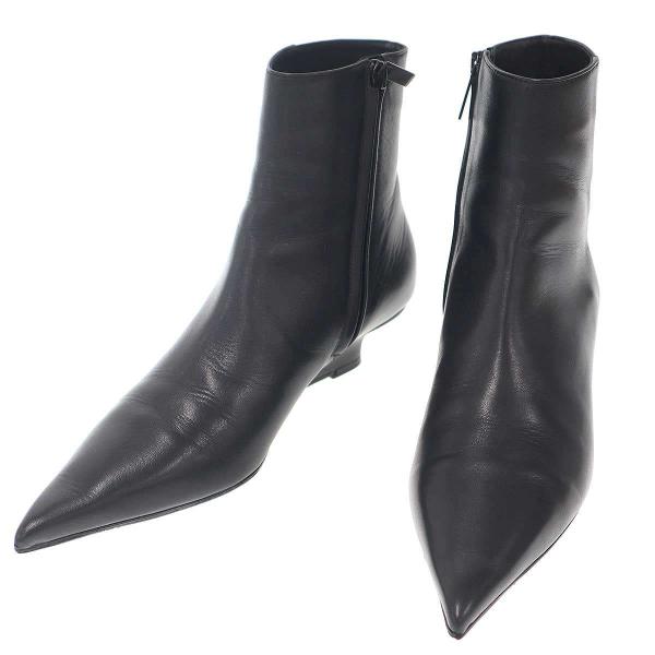 TOTEME トーテム The Sharp サイドジップブーツ  ブラック 36 IT8XBYTL1...