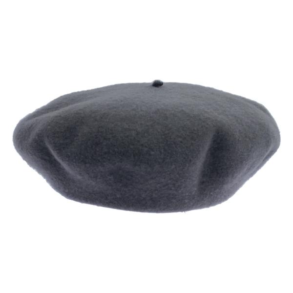 Borsalino ボルサリーノ ウールベレー帽  グレー L IT92YYUPN5NU