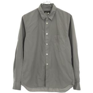 COMME des GARCONS HOMME PLUS コム デギャルソンオムプリュス 21SS ポリエステル縮絨製品加工シャツ PG-B034 グレー XS IT9ONF0UM2RK｜modescape