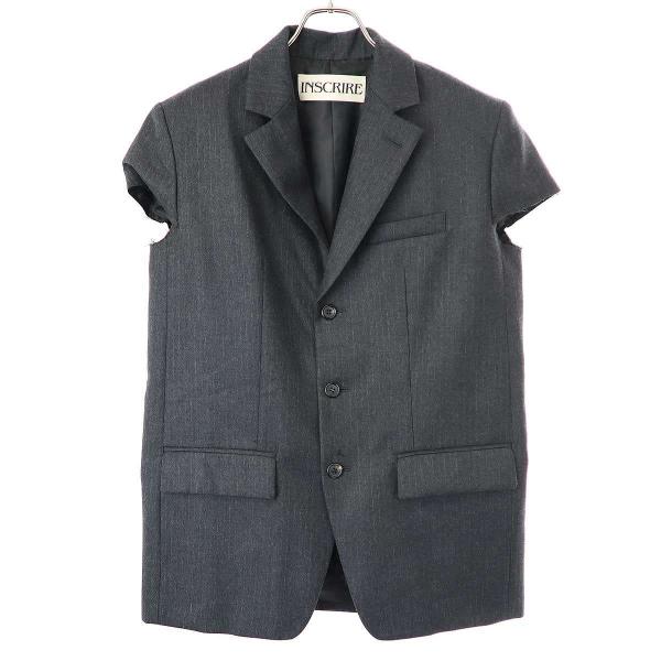 INSCRIRE アンスクリア 23AW Wool Gabadine Short Sleeve Ja...