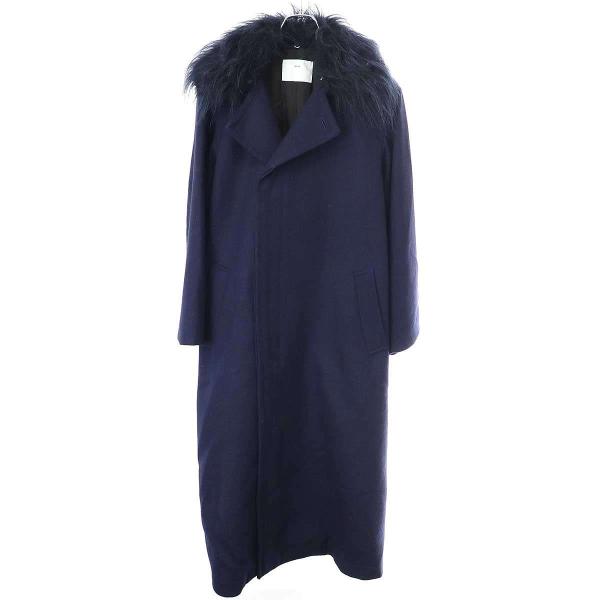 TOGA PULLA トーガ プルラ 24AW ファーロングコート TP242-FA228 ネイビー...