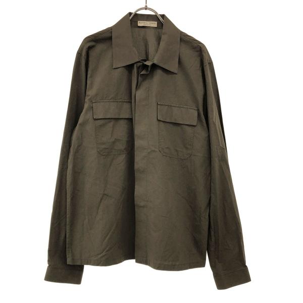 BOTTEGA VENETA ボッテガヴェネタ 19AW コットンミリタリーシャツ 581218 V...