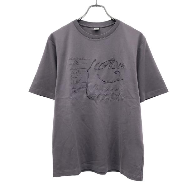Berluti ベルルッティ スクリットエンブロイダリーTシャツ R27JRS135JAEK パープ...