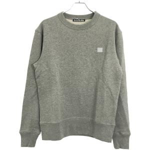 Acne Studios アクネストゥディオズ フェイスパッチ クルーネックスウェットトレーナー FA-UX-SWEA000089 グレー XXS ITB7RFDP6Q0O｜modescape