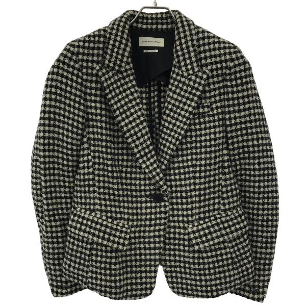 ISABEL MARANT ETOILE イザベルマラン エトワール 17AW ツイードチェックジャ...