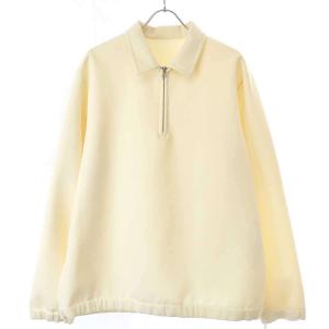 sacai 新品/24年製 サカイ 24-03271M Suiting Bonding Pullover ハーフ