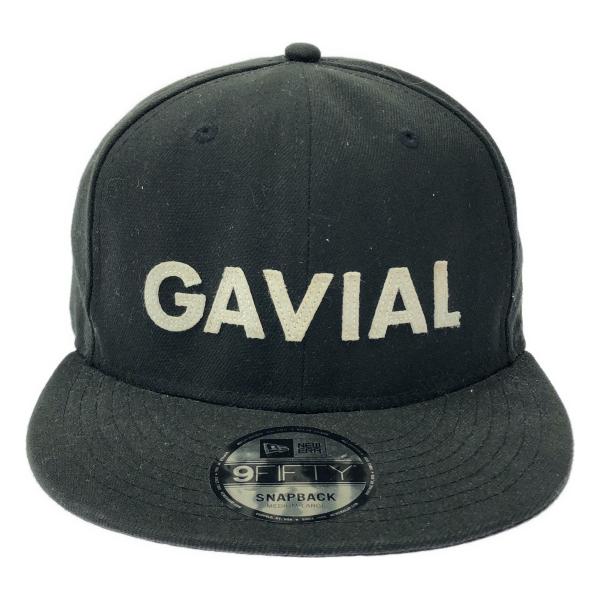 GAVIAL×NEWERA ガヴィル ニューエラ 9FIFTY ロゴワッペンキャップ  ブラック M...