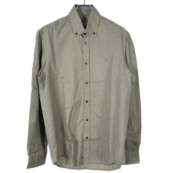 TRUSSARDI トラサルディー ボタンダウンシャツ  ブラウン 39 ITBNM2N12U45