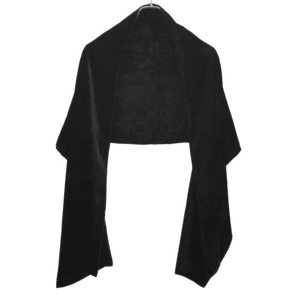 COMME des GARCONS コムデギャルソン ベロアストール  ブラック  ITBSFQIF...