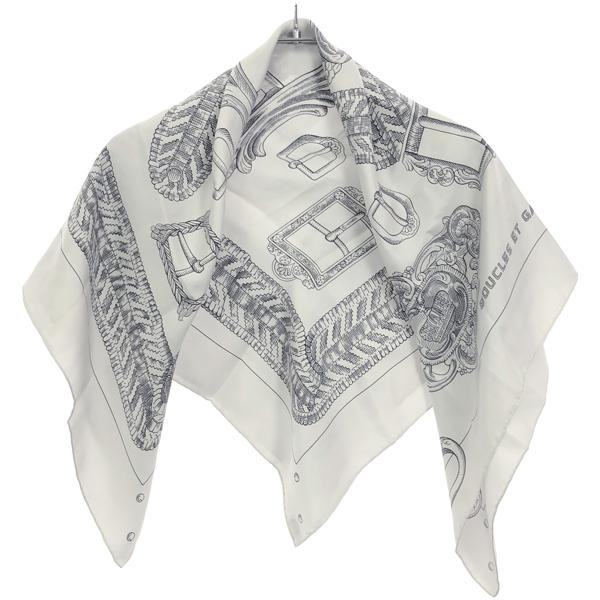 HERMES エルメス 19AW Silk Boucles Et Galons Du Tsar Sc...