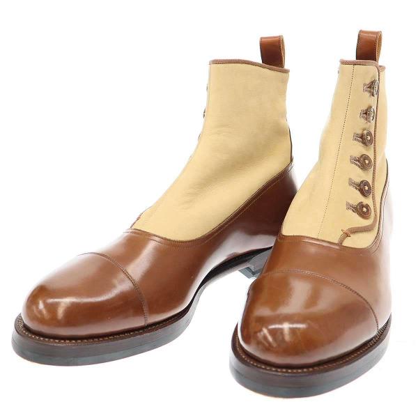 CALMANTHOLOGY カルマンソロジー A360 BUTTON BOOTS レザーボタンブーツ...