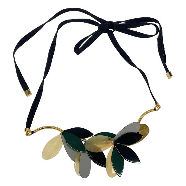 MARNI マルニ リーフモチーフネックレス  ミックスカラー  ITCW3UT00GJS