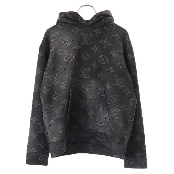 LOUIS VUITTON ルイヴィトン 21SS 3Dモノグラムプルオーバースウェットパーカー I...