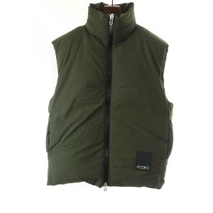 OAMC オーエーエムシー 21AW INFLATE Gilet オーバーサイズダウンベスト カーキ XS ITDXCY2EOYKK｜modescape