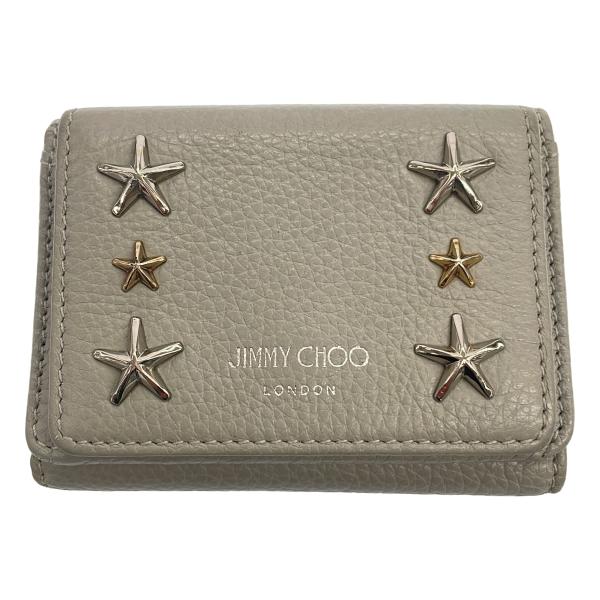 JIMMY CHOO ジミー チュウ NEMO UUF202 スタースタッズコンパクトウォレット  ...
