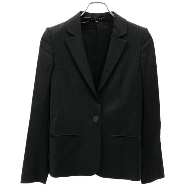 theory セオリー ストライプテーラードジャケット 01-3104117 ネイビー 00 ITE...