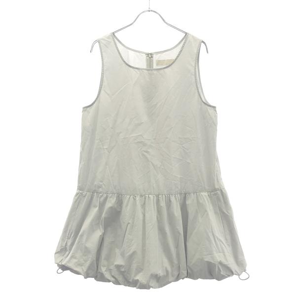 AMOMENTO アモーメント 24SS NYLON VOLUME MINI DRESS ナイロンボ...