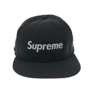 Supreme×NEWERA シュプリーム ニューエラ 13AW GORE-TEX BOX LOGO CAP キャップ ブラック 7 1/4  ITFI2SFV4HLK｜modescape