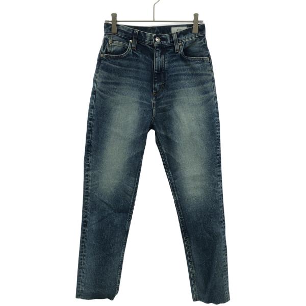 HYKE ハイク TAPERED カットオフテーパードデニムパンツ  インディゴ 26 ITFK55...
