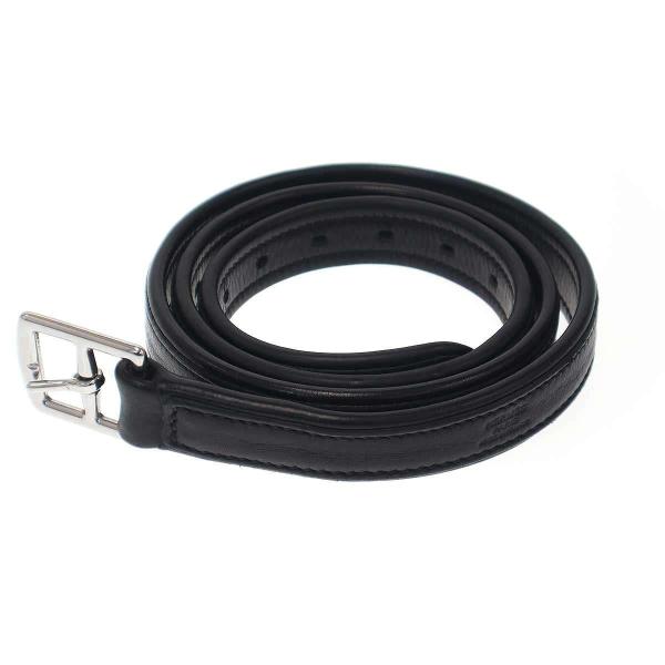HERMES エルメス 鎧革 ロングレザーベルト  ブラック 125 ITFZO30P4EBO