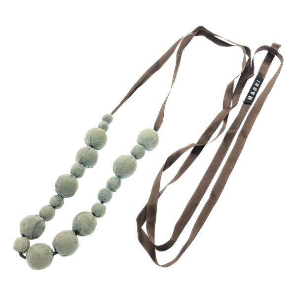 MARNI マルニ ボールリボンネックレス  ブルー系  ITGEVDGGNKDA