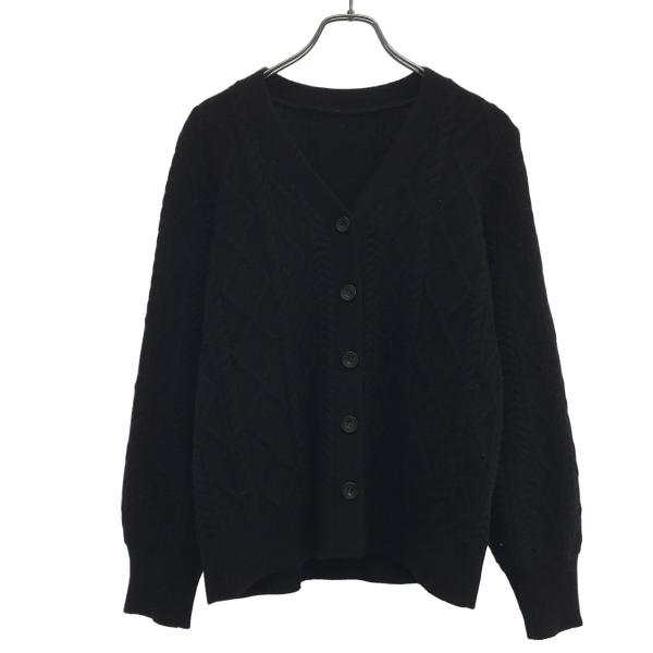 MYLAN マイラン Cashmere Cable Knit V Neck Cardigan カシミ...
