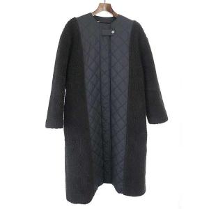 Danton（ダントン） ウールモッサシングルフードコート ネイビー 38