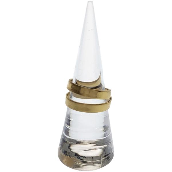 THE MEDLEY INST メドレーインスティテュート INST GOLD プレートWリング  ...