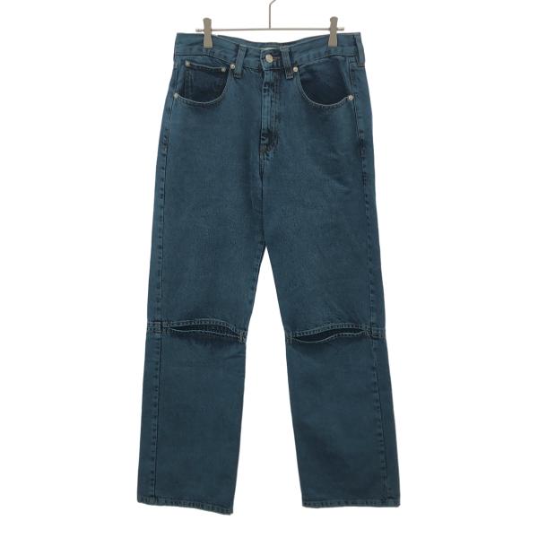 NAMACHEKO ナマチェコ ISIN DENIM ダメージデニムパンツ  ブルー 42 ITHH...