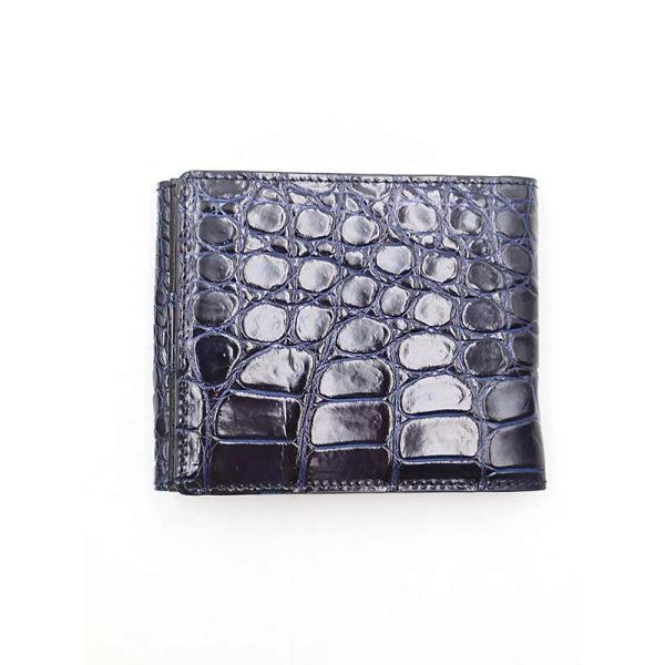 JUNYA WARASHINA ジュンヤ ワラシナ Mave 本藍染め スクモクロコダイルレザーウォ...