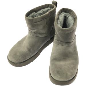 UGG アグ W CLASSIC MINI WATERPROOF クラシックムートンブーツ 1019643 グレー 24cm ITHNYCPDPI9W