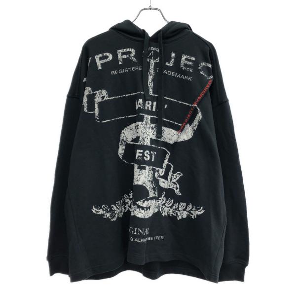 Y/PROJECT ワイプロジェクト 24AW ロゴプリントプルオーバースウェットパーカー 204S...