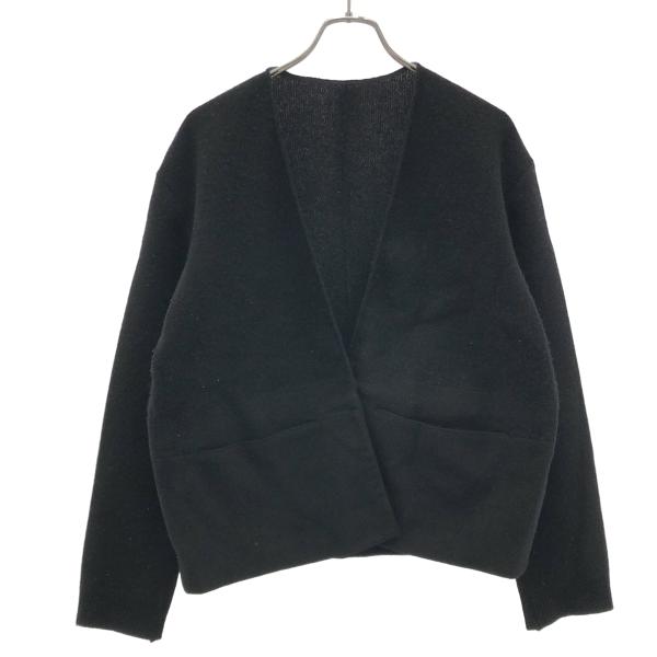 TENNE HANDCRAFTED MODERN テン ハンドクラフテッドモダン ノーカラーニットジ...