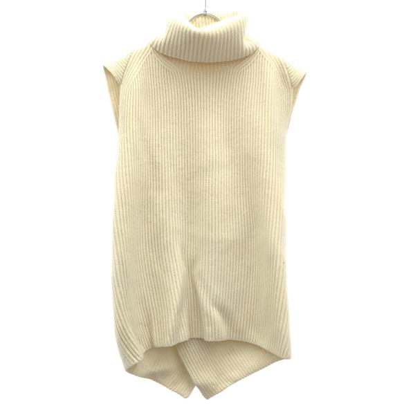 BLAMINK ブラミンク ウールカシミヤ5Gバッククロスベスト 7918-106-0040 アイボ...