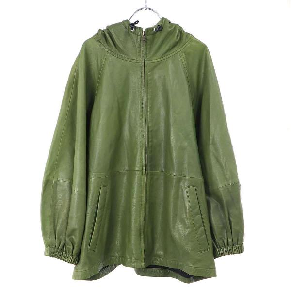 INSCRIRE アンスクリア 20AW シープスキンフーデッドレザージャケット I20AW-BZ2...