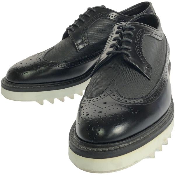 CALMANTHOLOGY カルマンソロジー A918 ウィングチップレザーコンビシャークソールシュ...