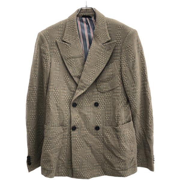 GIORGIO ARMANI ジョルジオアルマーニ 17AW ジャガードダブルテーラードジャケット ...