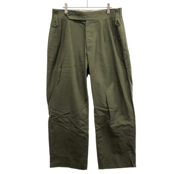 TANGENT タンジェント HENRY Gurkha Trousers フレンチワーカーサージ ト...