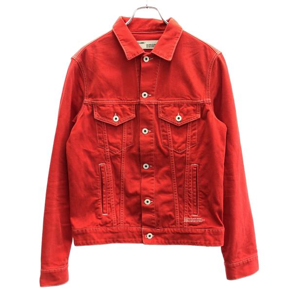 OFF-WHITE オフホワイト 19SS Slim Denim JKT Back print Fi...