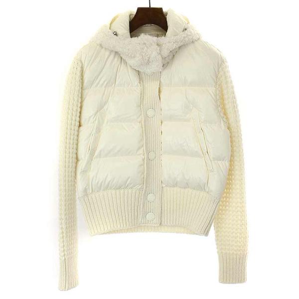 MONCLER モンクレール CARDIGAN TRICOT ローゲージフーデッドダウン カーディガ...