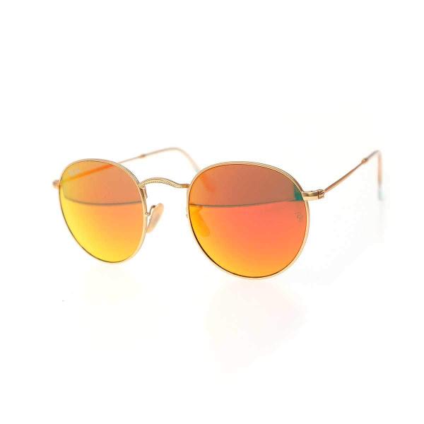 Ray-Ban レイバン ROUND METAL ミラーレンズラウンドメタルサングラス RB3447...