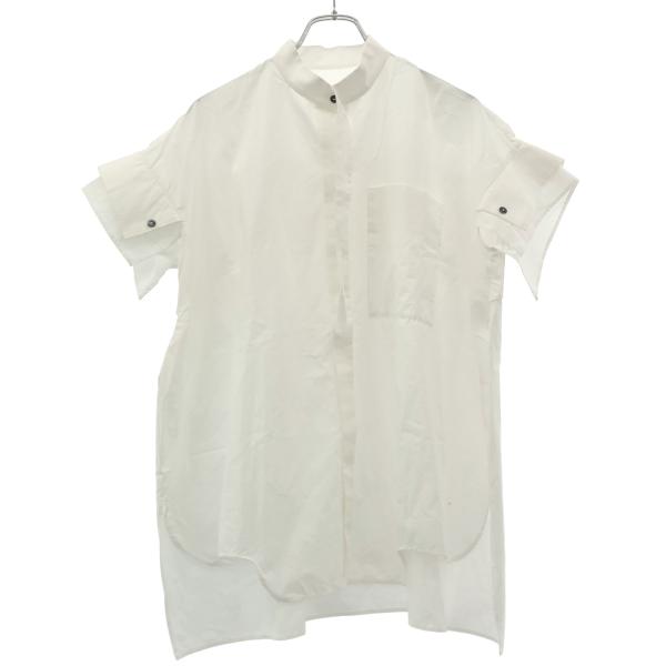 ENFOLD エンフォルド 25SS ROLL-UP SLEEVES SHIRT ロールアップスリー...