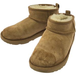 UGG アグ Classic Ultra Mini クラシックウルトラミニムートンブーツ 1130750K ブラウン 22.5cm ITK4C65HS74K